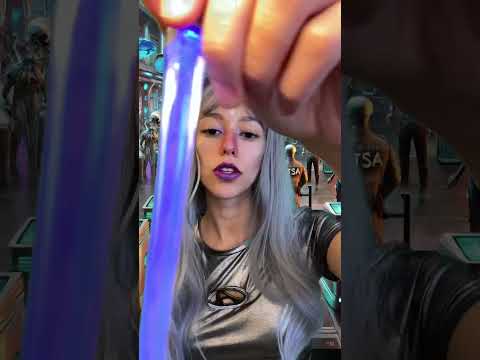Alien TSA Intergalactic Airport 👽🛸🛃 #asmr #tsa #roleplay #alien #alienrp #explore #viralshorts