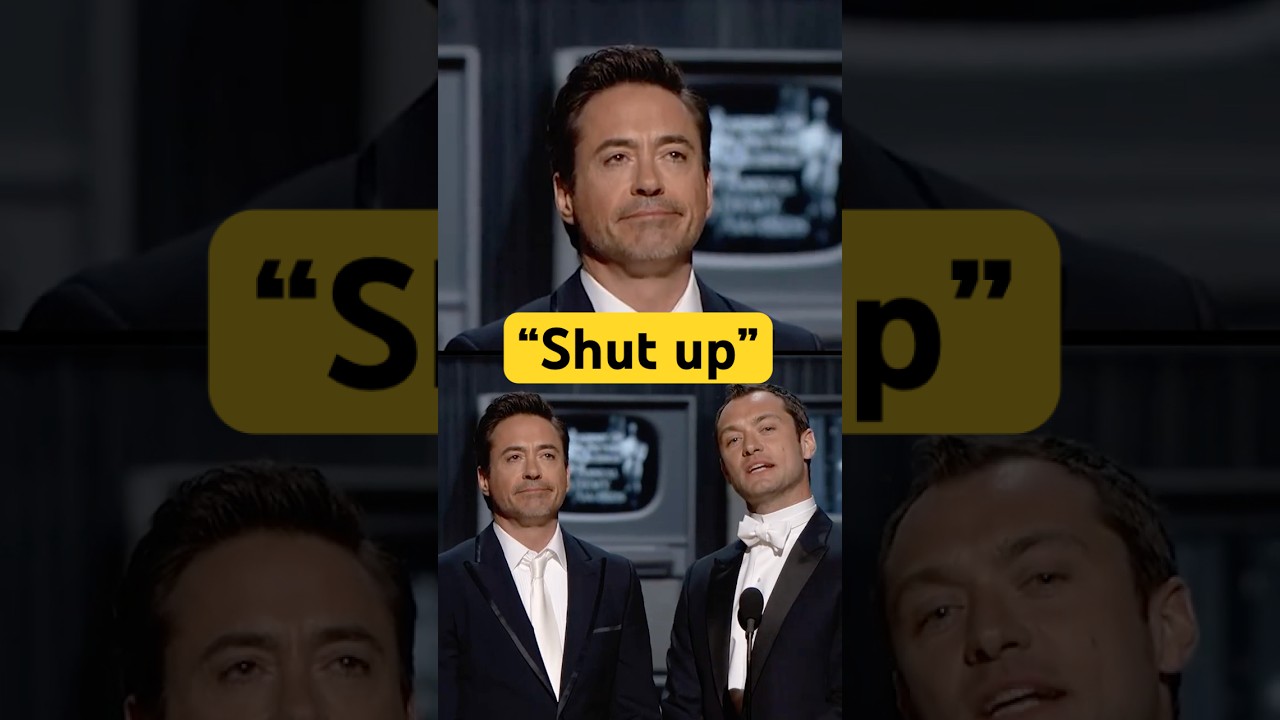 Jude Law Calls Out RDJ at 83rd Oscars 🎬