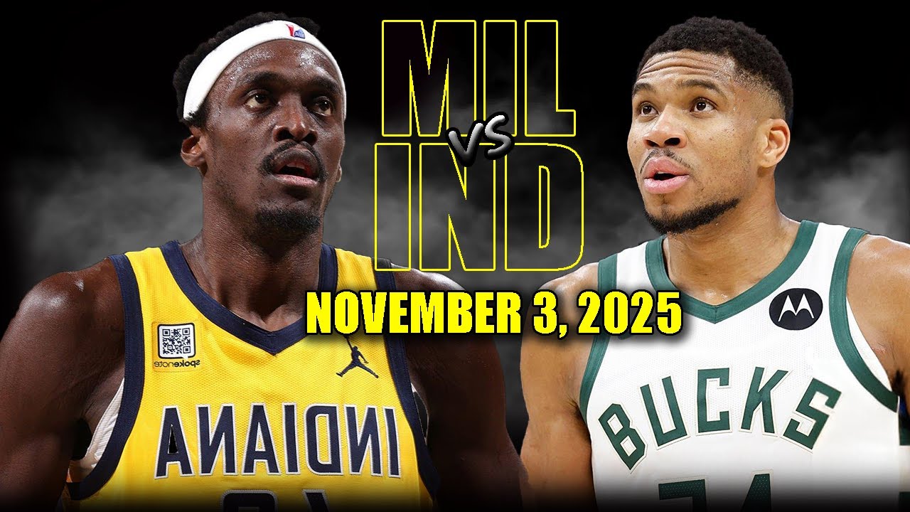 Milwaukee Bucks vs Indiana Pacers Full Game Highlights - November 3, 2025 | NBA Season