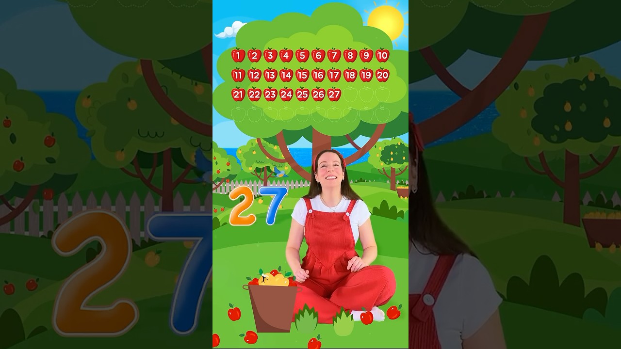 Chanson pour apprendre à compter jusqu'à 40 pour les enfants 🎶