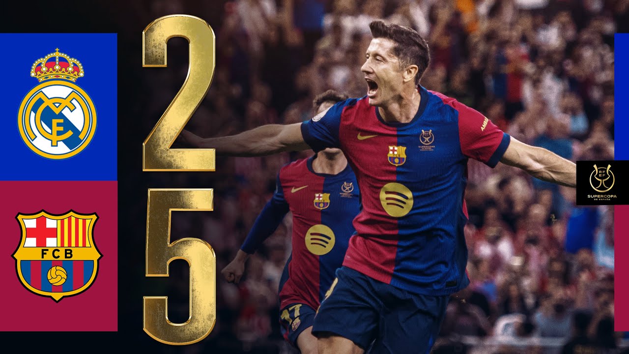 FC Barcelona Dominates Real Madrid 5-2 in Spanish Super Cup Final ⚽️