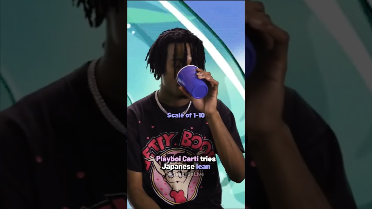 Playboi Carti Experiments with Japanese Lean 🥤 #shorts #playboicarti