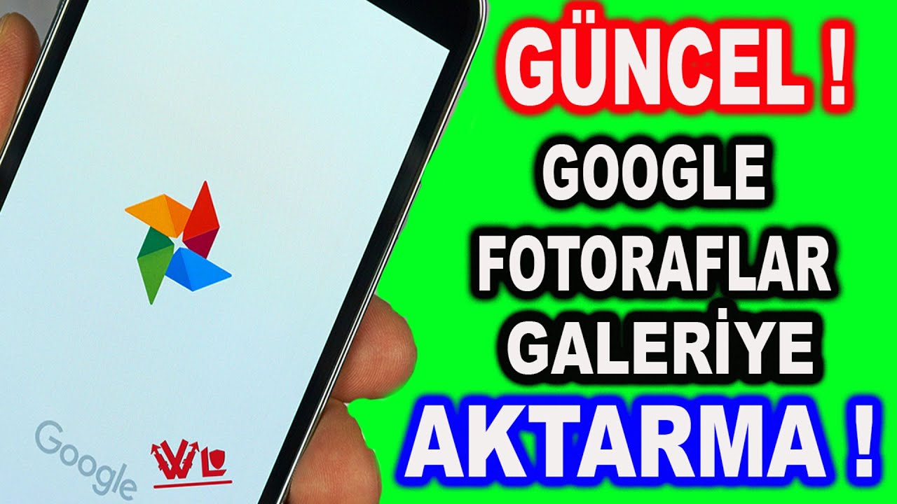 GOOGLE FOTORAFLAR GALERİYE AKTARMA ( BASİT GÜNCEL - 2025)