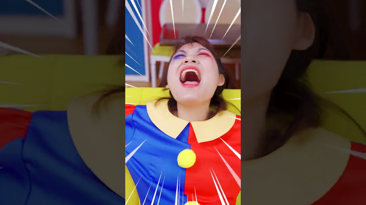 Cháy nhà mới và tin vui: Pomni mang thai? 😂🔥 #SpiderMan #Shorts