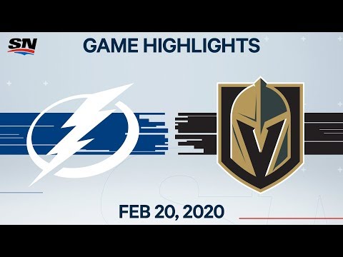 NHL Highlights | Lightning vs. Golden Knights โ Feb. 20, 2020