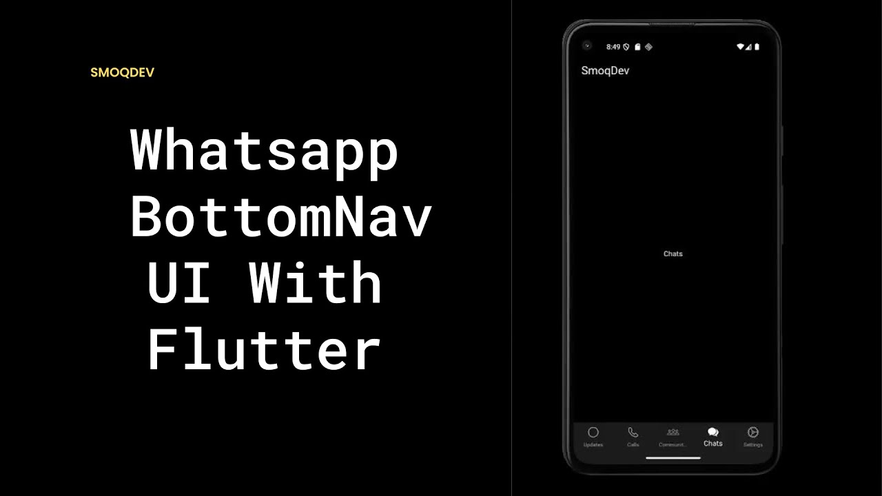 Build WhatsApp-Style Bottom Navigation in Flutter 📱