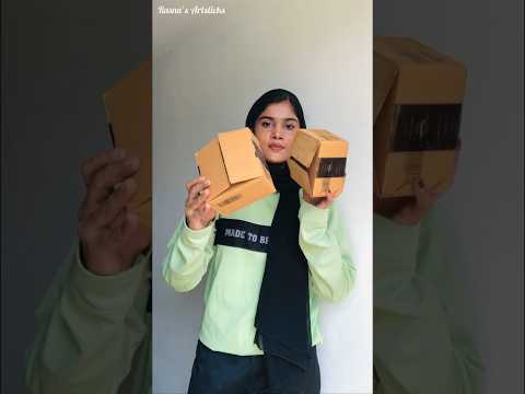 Diy organizer from empty cardboard box | storage box | best out of waste #shorts #diy #viral #craft