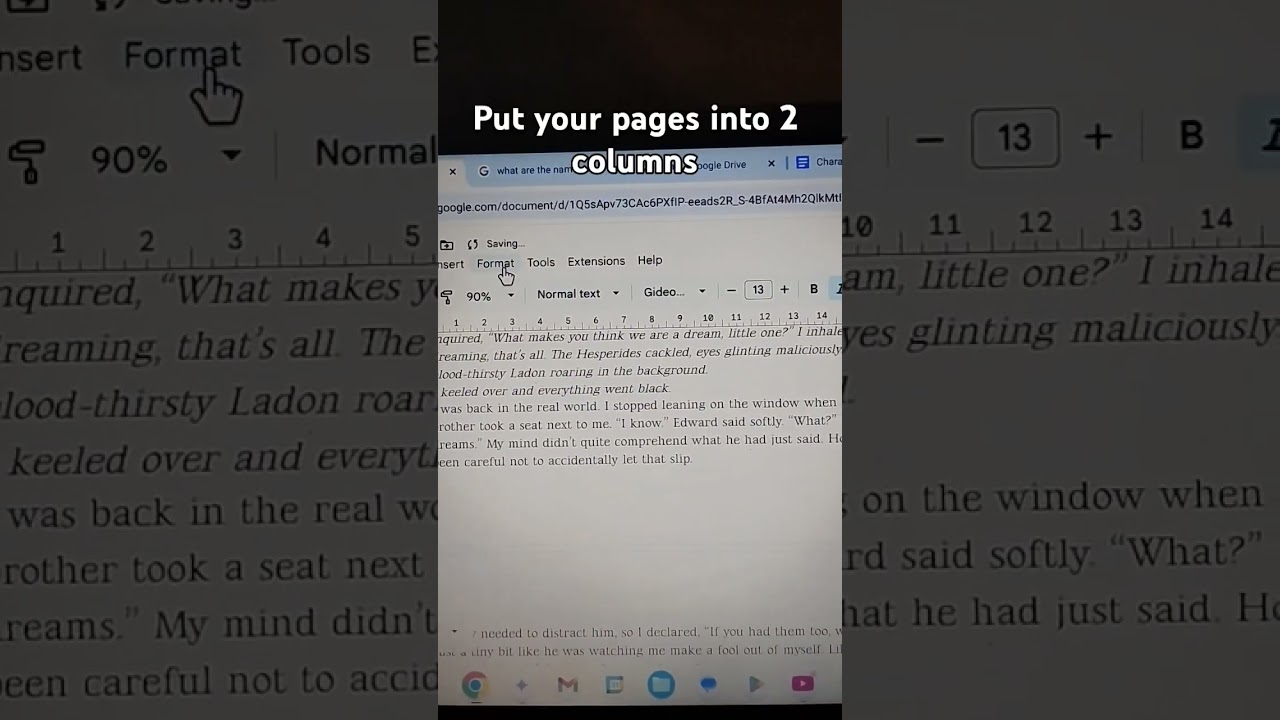 Formatting a Book in Google Docs ✍️