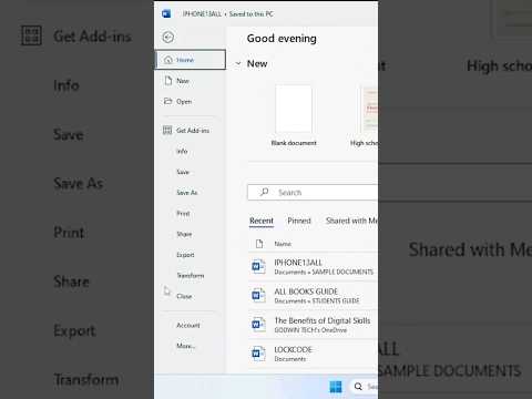 How to Convert Word Document to PDF - Change MS Word to PDF in Laptop