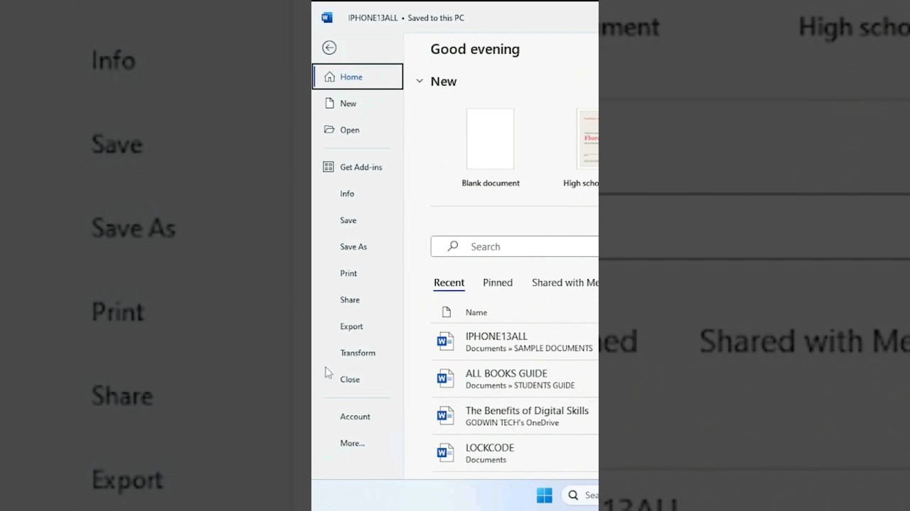 How to Convert Word Document to PDF - Change MS Word to PDF in Laptop