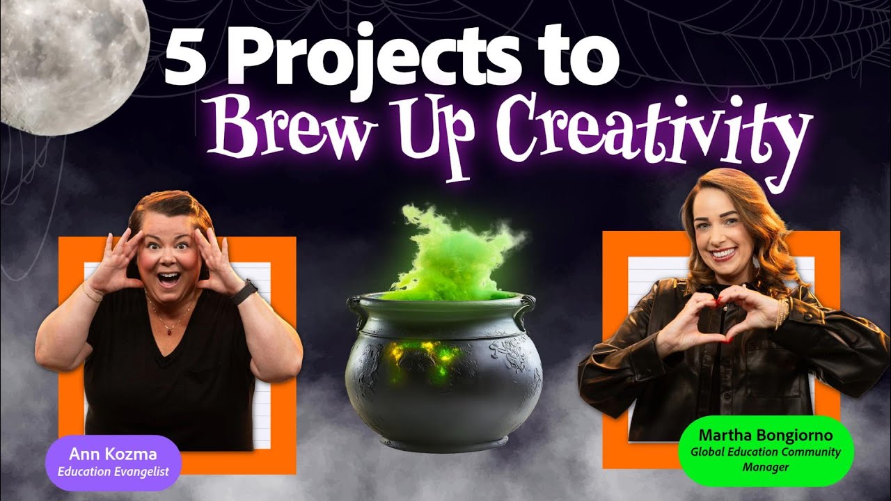 Spooky Projects in Adobe Express for Education 🎃