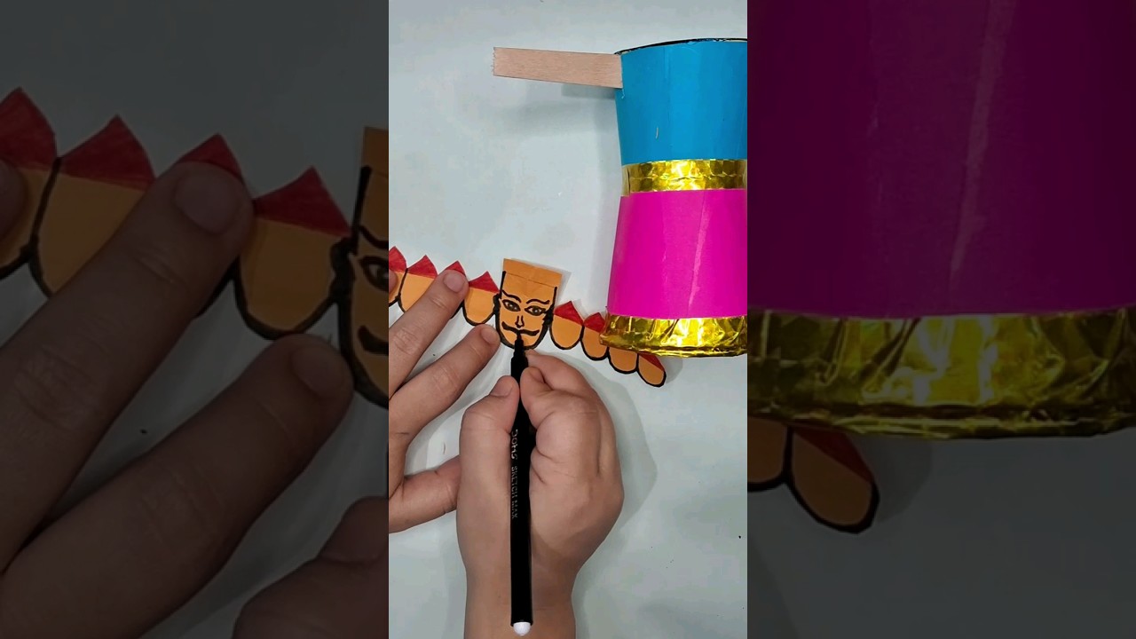 DIY Ravan Craft for Dussehra 🏹