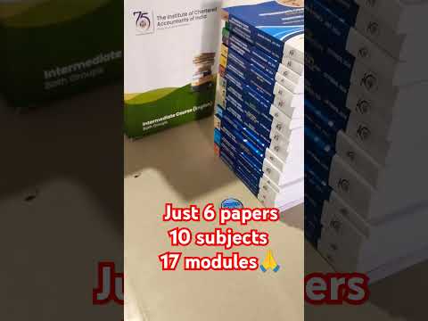 ICAI CA INTER Sep-25📚 Jan/may 2026 Books unboxing  #caintermediate #pw #pwians #trending  #cawallah