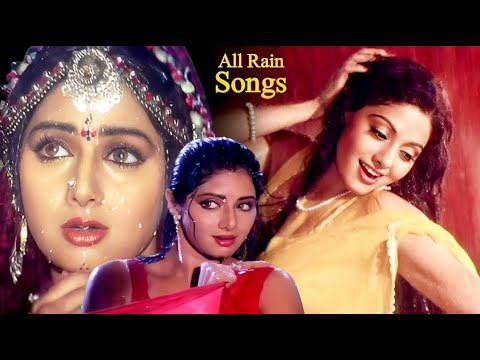 Sridevi | Rain Songs | Barish Songs | Mega Bollywood | श्रीदेवी -बारिश के गाने