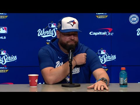 2025 World Series: John Schneider reacts to Blue Jays' Game 7 loss and 'hard-fought' World Series