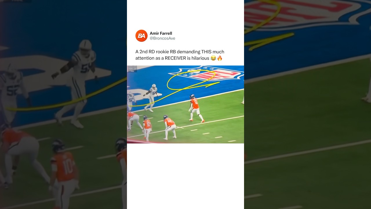 RJ Harvey Shines in His 2nd Career Game! 🚀 #Broncos #Shorts