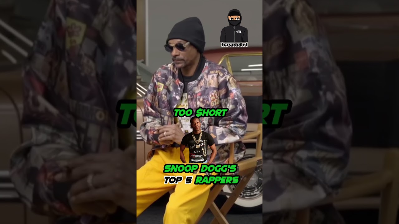 Snoop Dogg's Top 5 Rappers You Need to Know 🎤