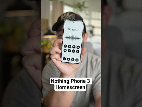 Nothing Phone 3 Homescreen