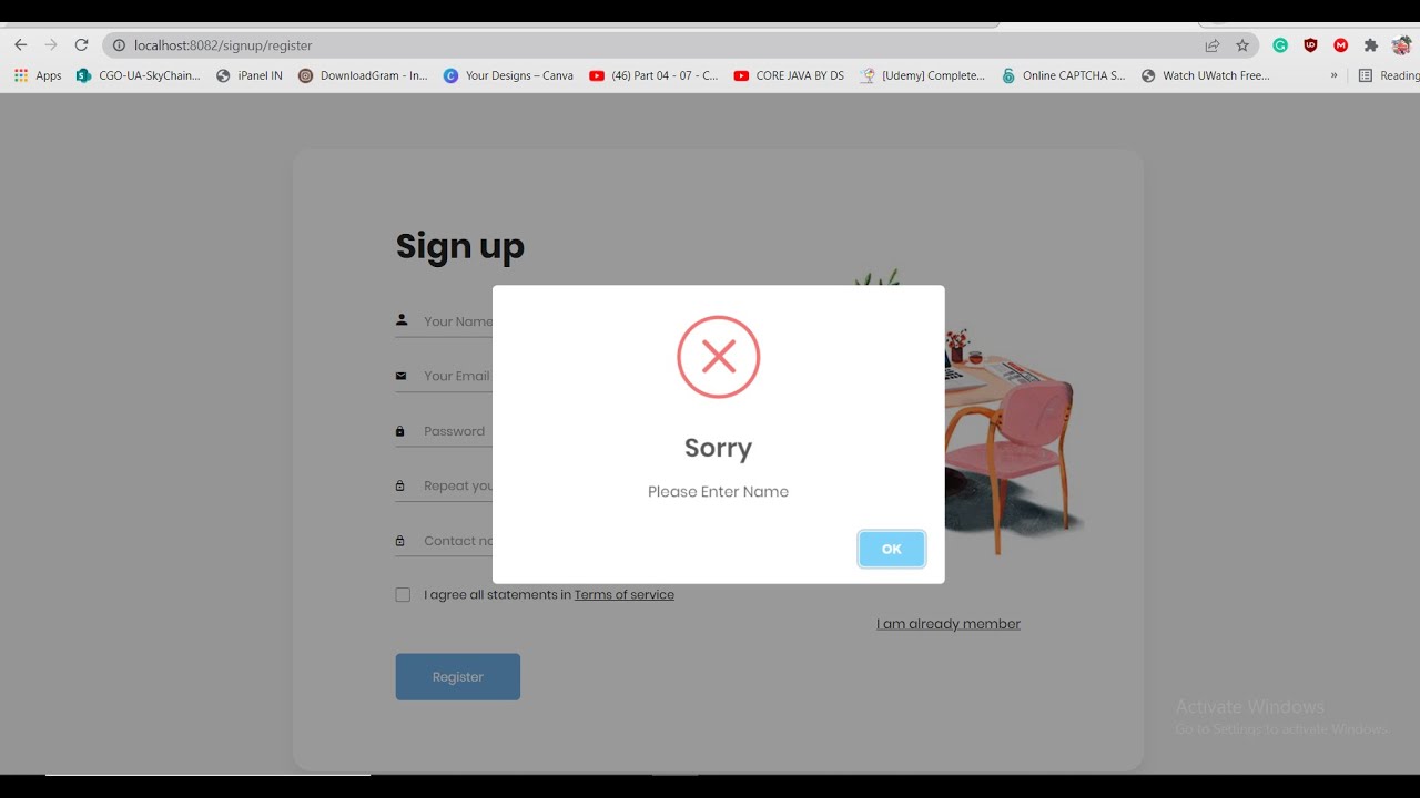 Login and Registration using JSP + Servlet + JDBC + MySQL [2022]-Complete Video with Validation
