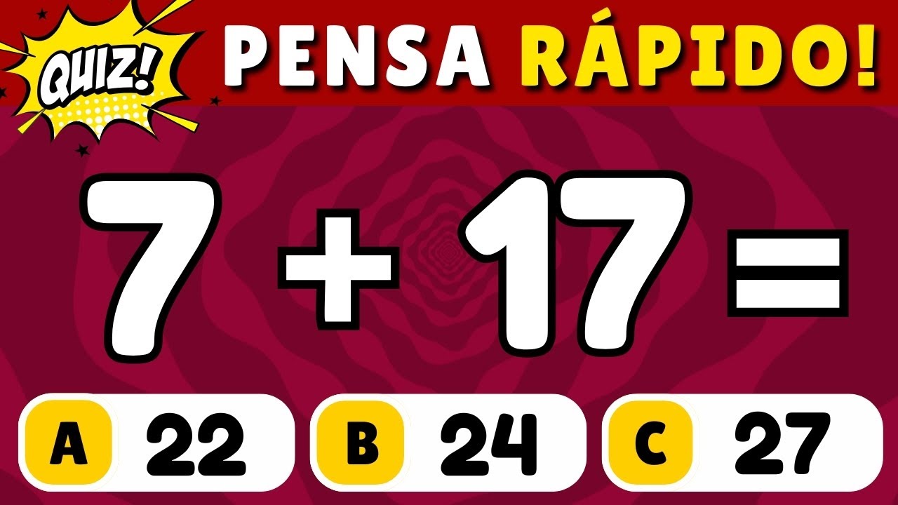 Desafie-se com o Quiz de Matemática de Adição! 🎯