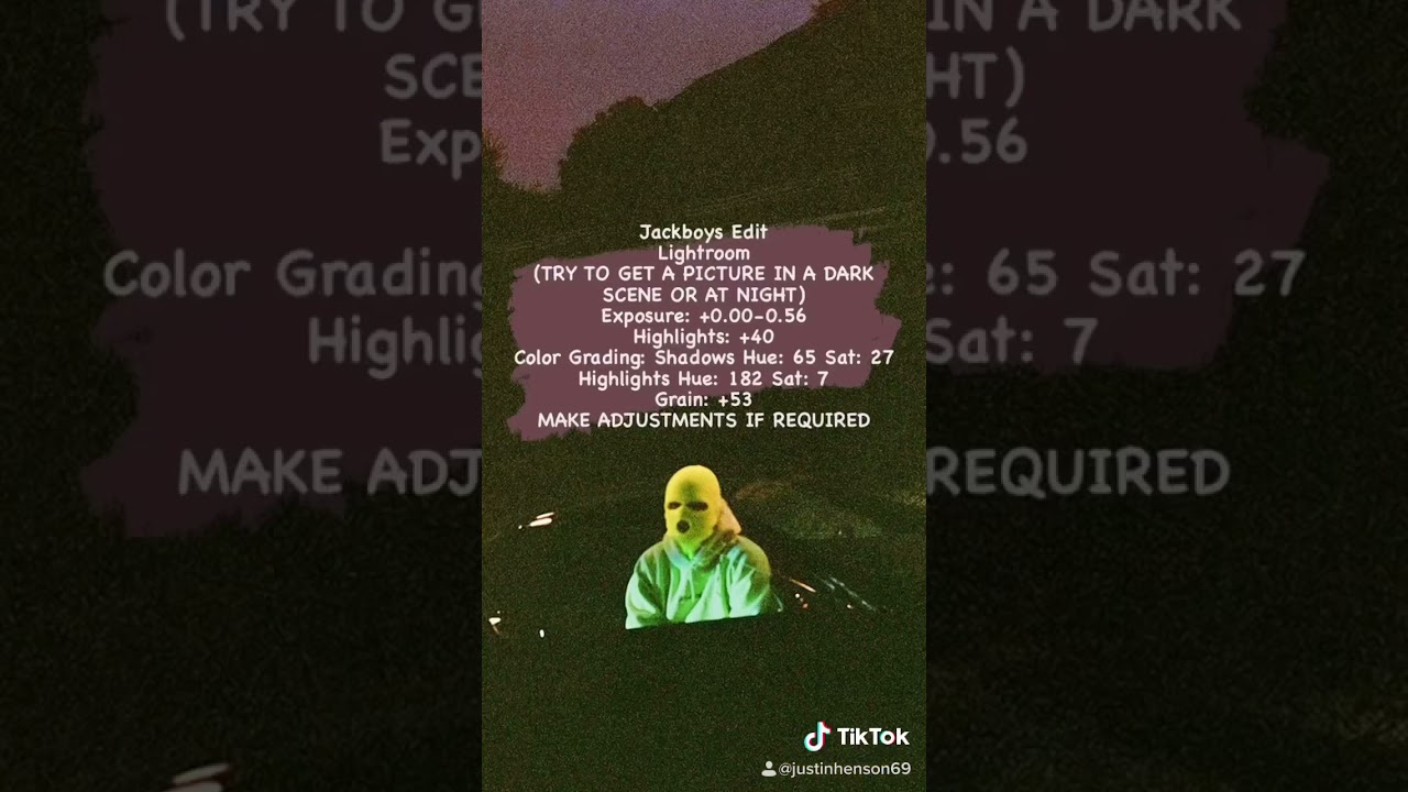 Create a Jackboys Filter in Lightroom Mobile 🎨