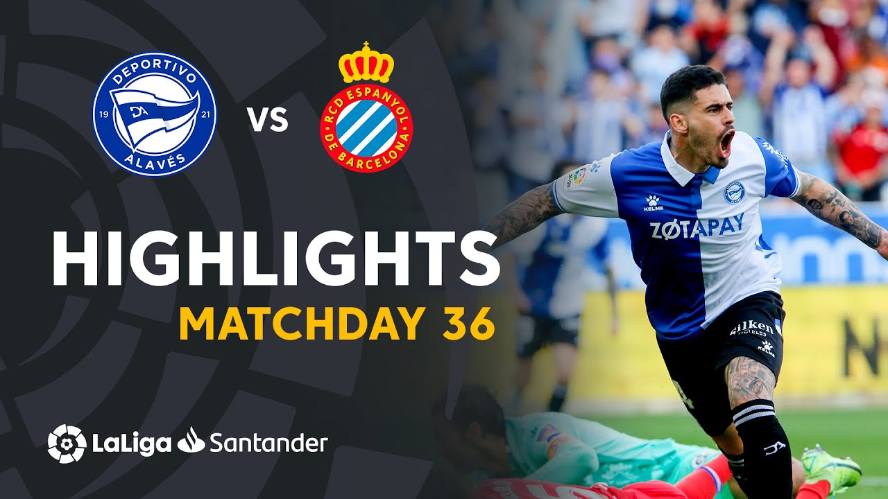 Resumen del emocionante partido: Deportivo Alavés vence 2-1 a RCD Espanyol ⚽