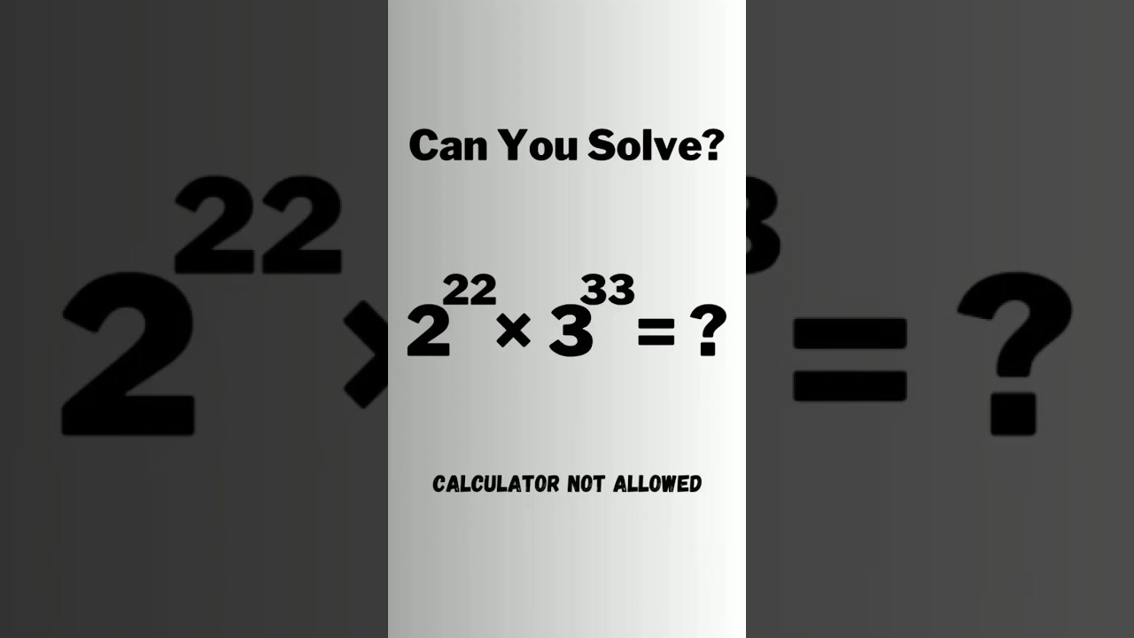 Mastering Olympiad Exponential Multiplication Problems 🧮