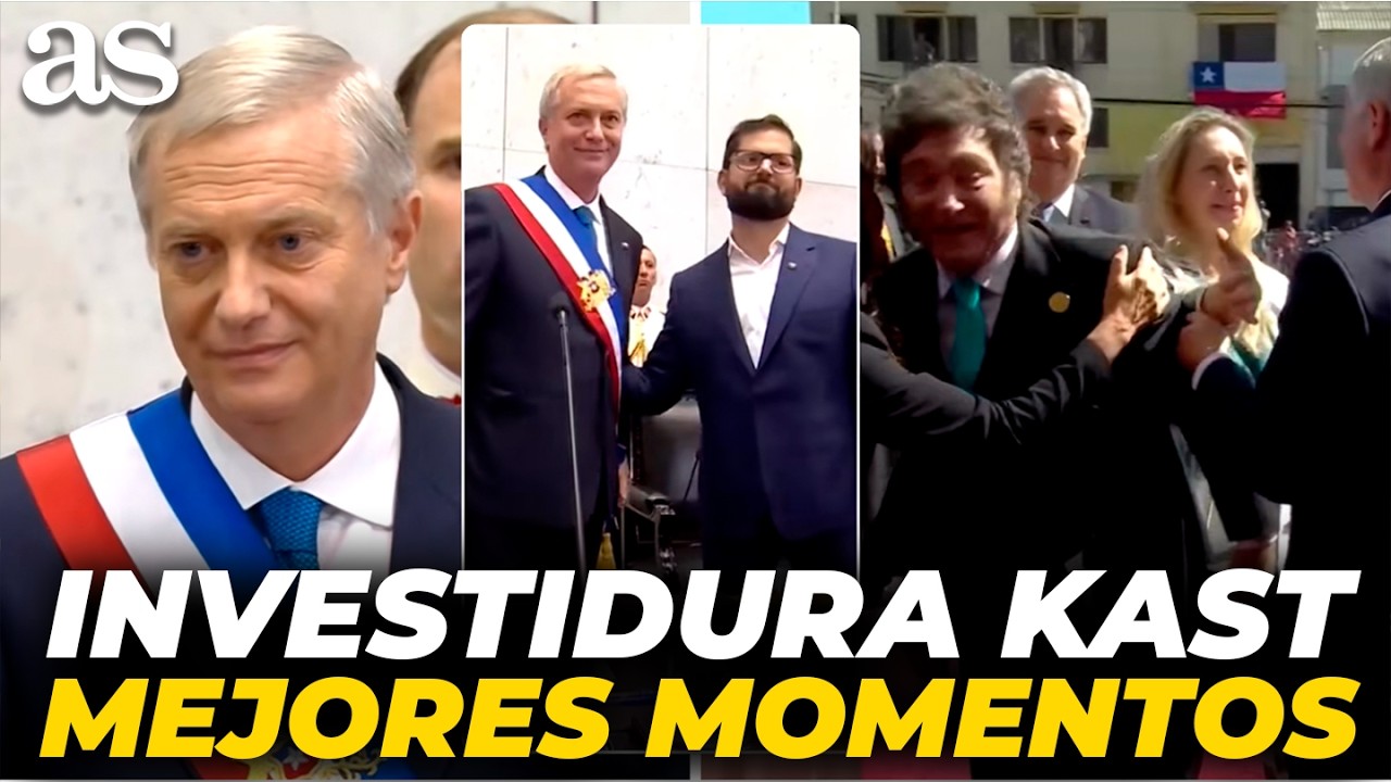 MEJORES MOMENTOS de la INVESTIDURA de KAST, nuevo PRESIDENTE de CHILE