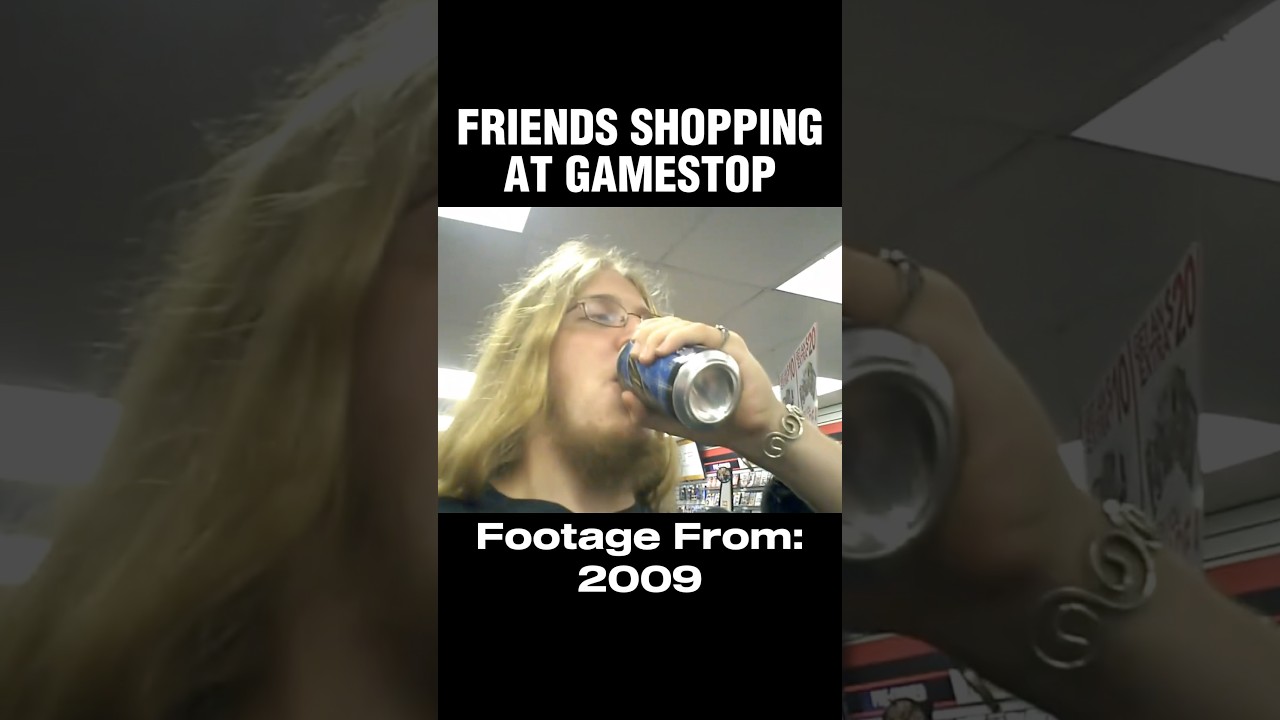 Friends Shopping at GameStop in 2009 🎮