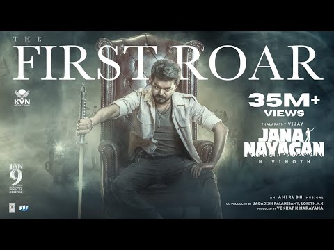 The First Roar - Jana Nayagan | Thalapathy Vijay | H Vinoth | Anirudh | Pooja Hegde | KVN
