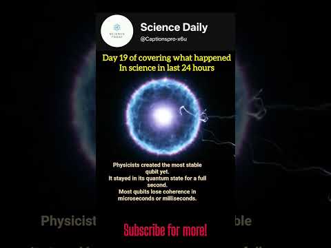 Quantum Breakthrough: Scientists Create Qubit That Lasts a Whole Second! #shorts #science