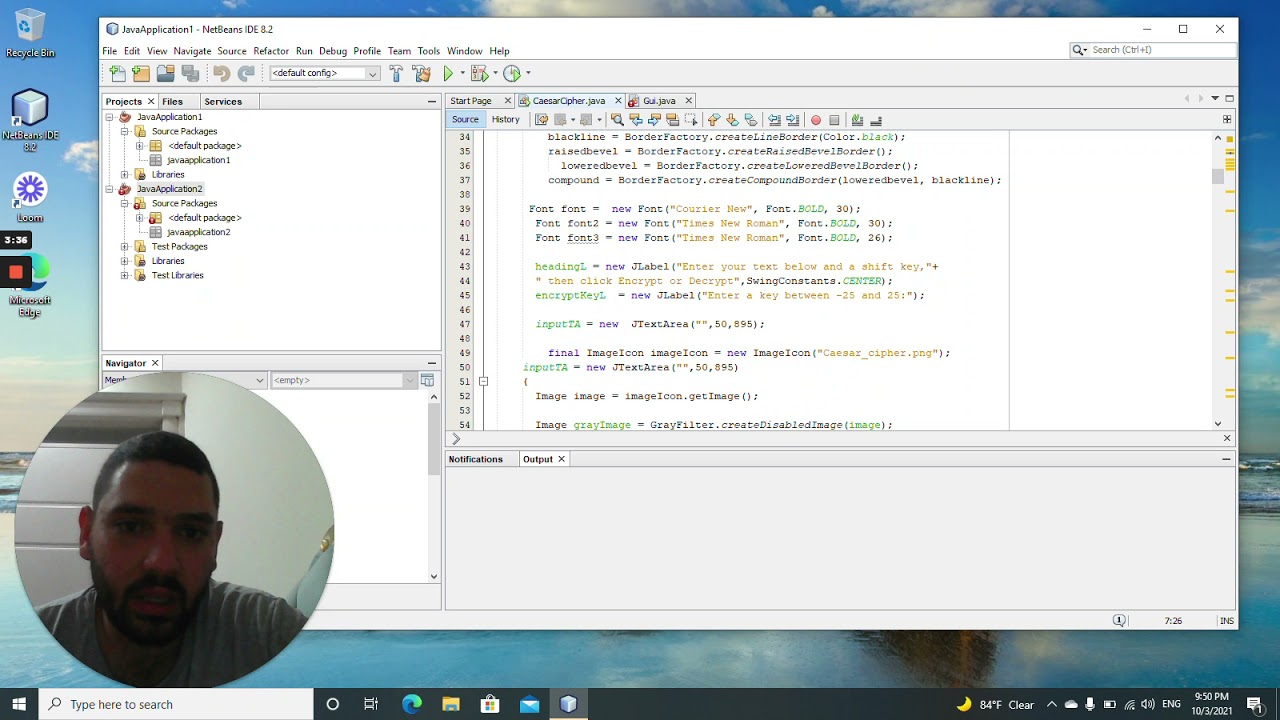 Ceaser Cipher GUI Tool
