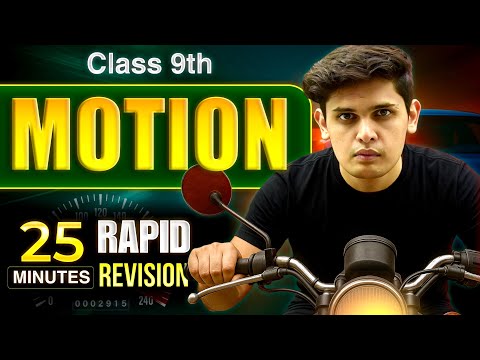 Motion in 25 Minutes🔥| Class 9th | Rapid Revision | Prashant Kirad