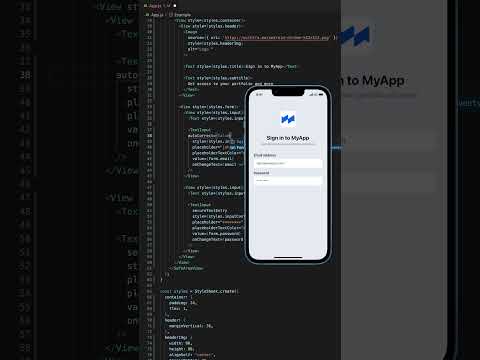 Episode 1 | Building a Simple Login Screen in React Native