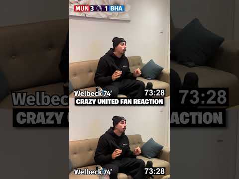 ZOGZ CRAZY REACTION 🤣 MAN UNITED 4-2 BRIGHTON