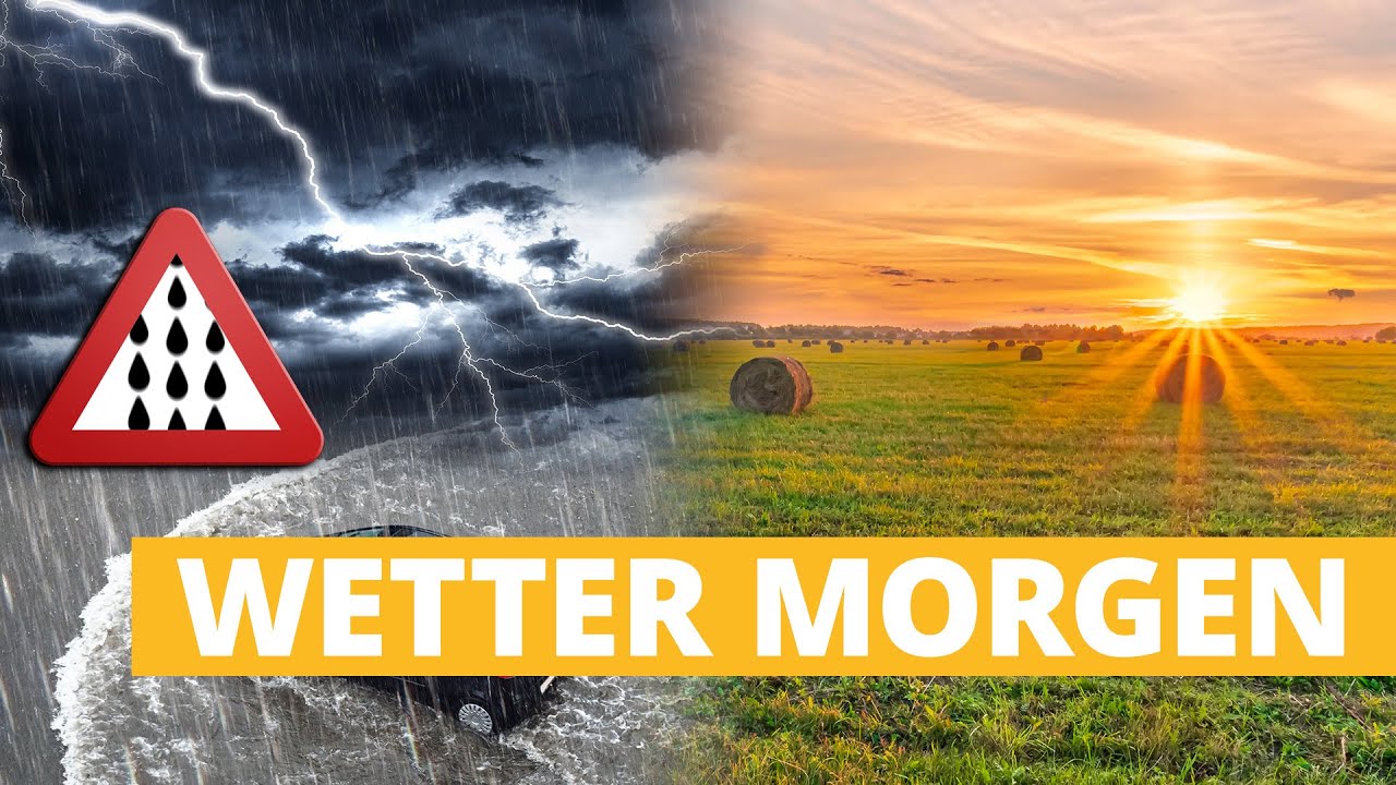 Wetter morgen: Starkregen & Überflutungsgefahr 🌧️