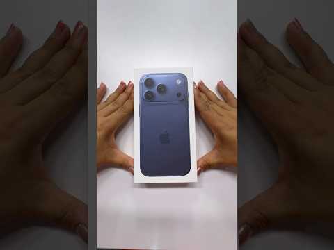 Unboxing the $1,499 iPhone 17 Pro in Deep Blue 💙🫐