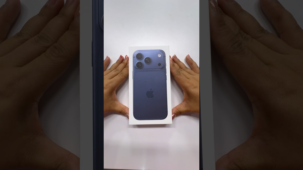 Unboxing the Stunning $1,499 iPhone 17 Pro in Deep Blue 💙