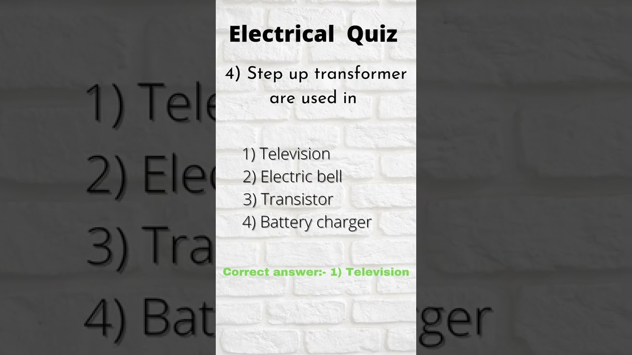 Test Your Knowledge: Electrical Transformer MCQs Quiz ⚡