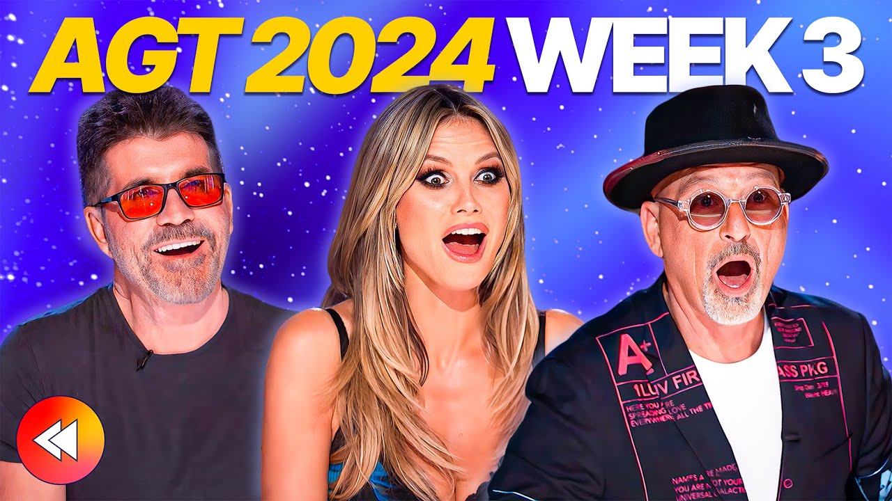LATEST Auditions On AGT 2024! 🌟 Week 3