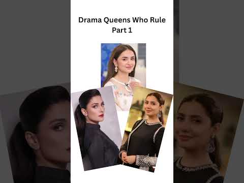 Drama QUEENS who rule #ayezakhan #mahirakhan #yumnazaidi #humraaz #shorts #youtubeshorts #harpalgeo