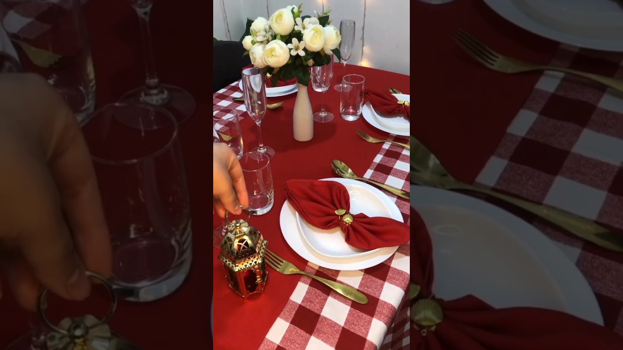 طاولة رمضان 🌙 تجمعنا في أجواء مميزة