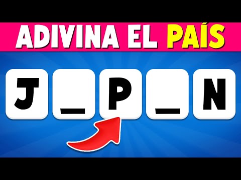 Adivina el PAÍS sin VOCALES 🚩🌍 Fácil, Medio, Difícil, Imposible 🤓🧠 Quiz de Países