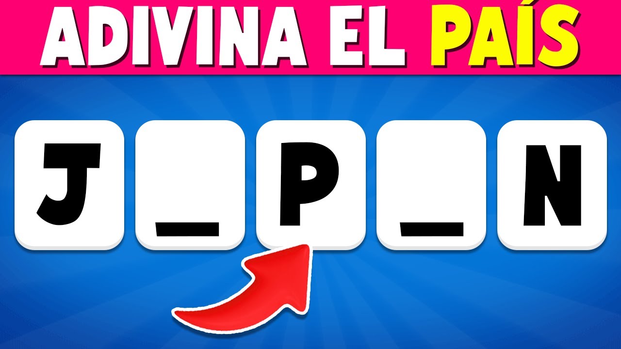 ¿Puedes Adivinar el País sin Vocales? 🌍 Reta tu Geografía en 80 Niveles