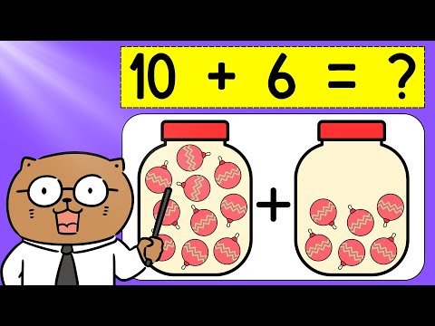 Reforço de matemática | Matemática para crianças | Problemas de adição simples | Continhas