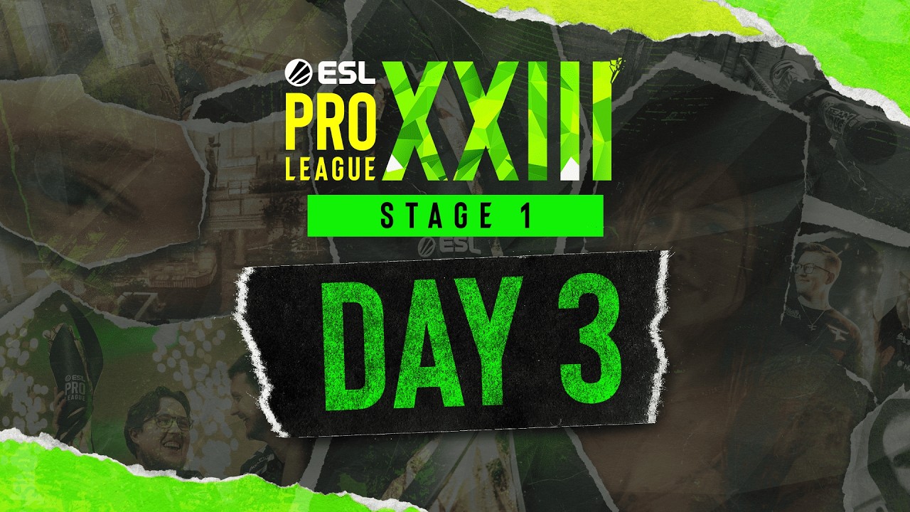 ESL Pro League Season 23 Day 3 Stream B 🎮