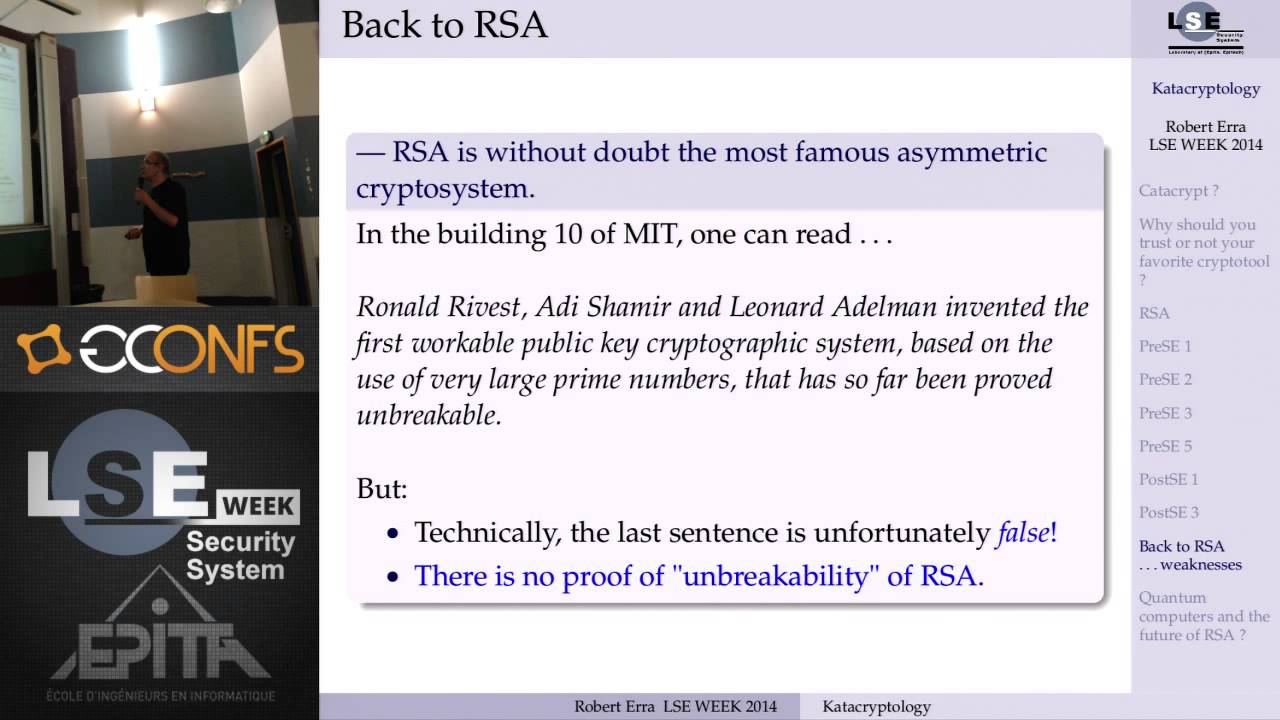 LSE Week: The Rise and Fall of Cryptography with Robert Erra 🔐