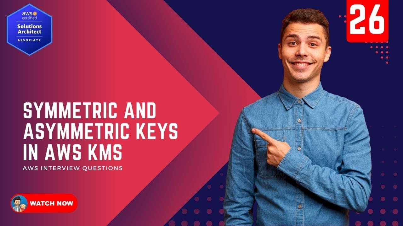 26 Top 26 AWS Interview Questions: Understanding Symmetric & Asymmetric Keys in KMS 🔐