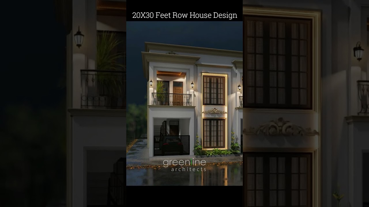 20x30 Feet Row House Design 🏡