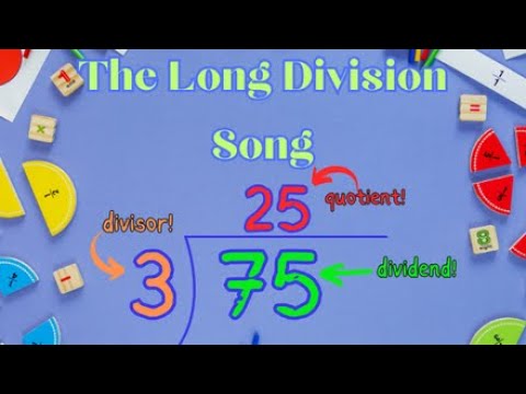 Long Division Song for Kids 🎵 | Easy Steps & Fun Learning